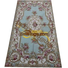 Aubusson вручную сшитый Восточный коврик из квадратов французский шерстяной вышитый ковер на стену с рисунком шерсть вязание ковры