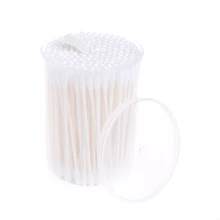 180 шт./кор. детские ватные палочки с двойным концом тампон одноразовые Тонкая палка инструменты для чистки