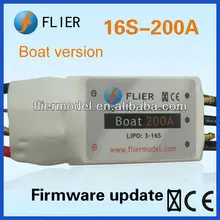 Flier 16 s 200A alta poderosa blushless ESC para o Barco rc