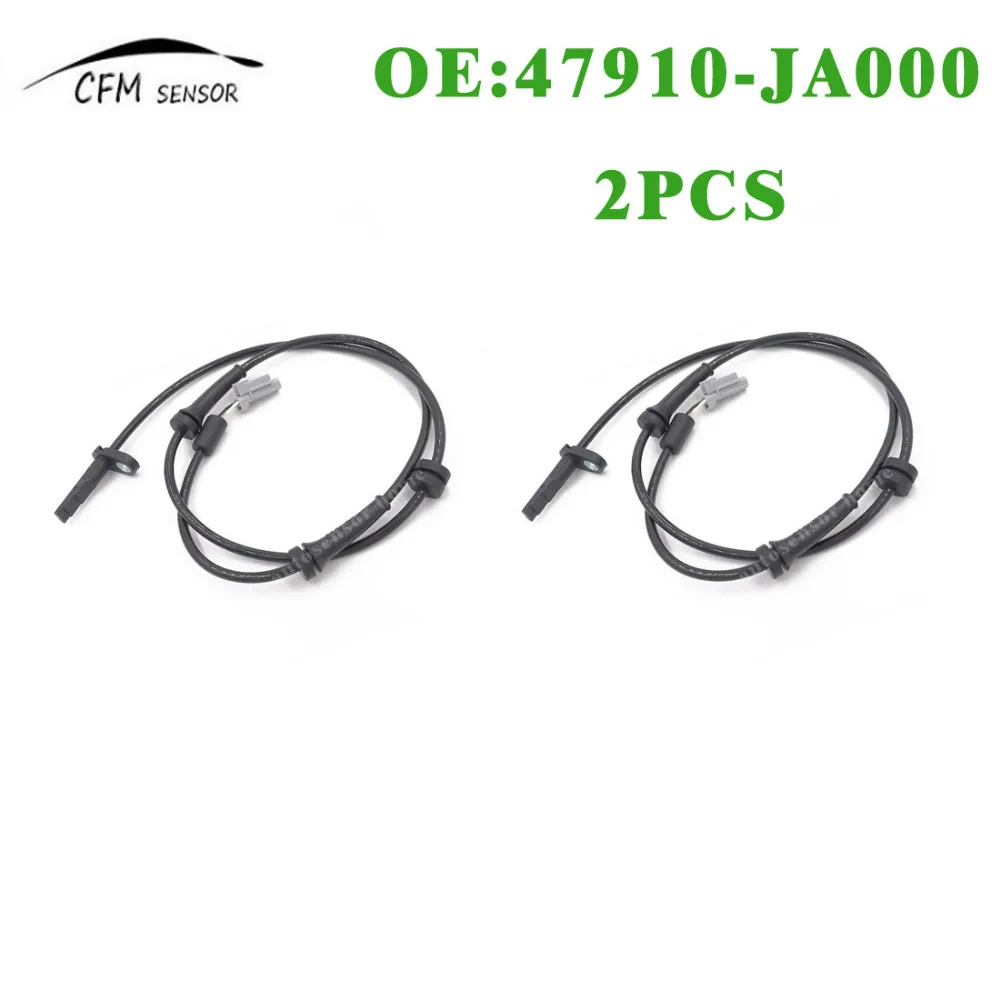 2PCS New ABS Wheel Speed Sensor 47910 JA000 For Nissan Altima Maxima