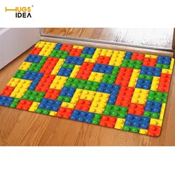 HUGSIDEA 3D тетрис шаблон пол ковры Нескользящие Tapis Добро пожаловать входная дверь Коврики коврики для Гостиная Спальня Кухня дома коврики