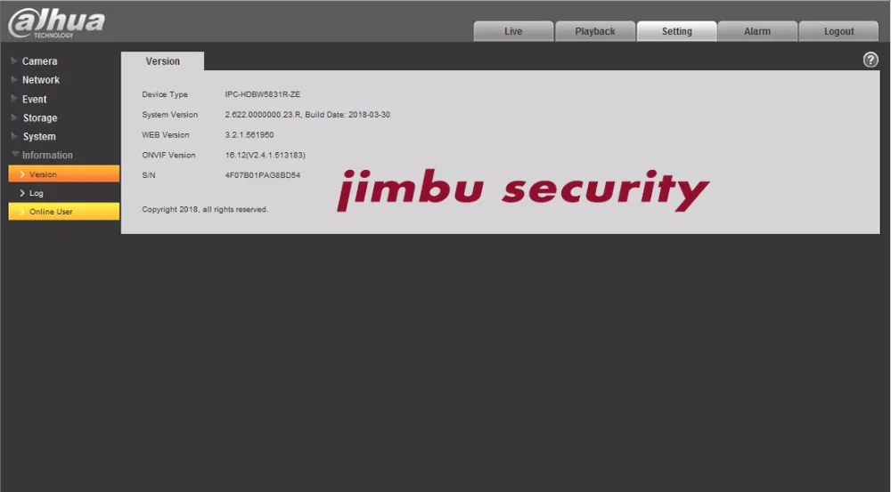 Excellent Dahua 8MP IP camera IPC-HDBW5831E-ZE WDR Network h.265  IR50m PoE+ 2.7mm ~12mm motorized lens IK10 Micro SD memory 128GB IVS 16