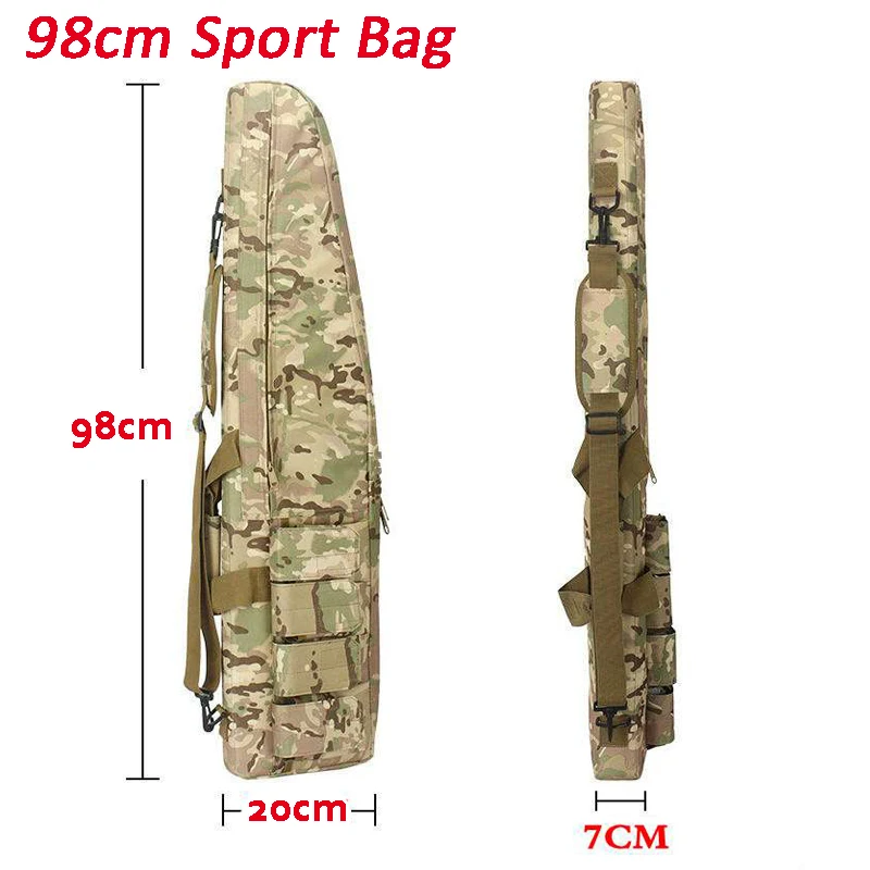 Tactical Gear Outdoor Hunting Rifle Protection Carry Case Nylon Bag About 98cm Airsoft Shooting Air Gun Shoulder Backpack Tactical Gear Outdoor Hunting Rifle Protection Carry Case Nylon Bag About 98cm Airsoft Shooting Air Gun Shoulder Backpack