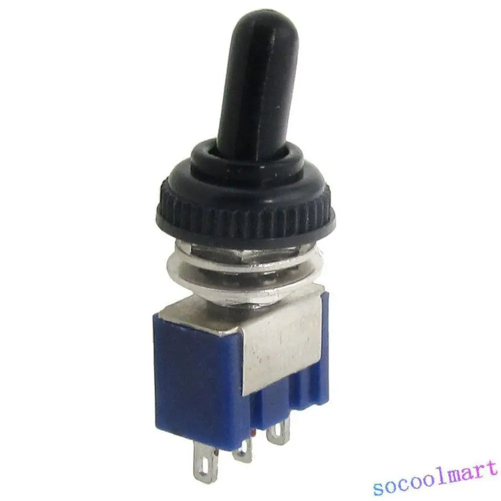 

AC 125V 6A ON ON SPDT Toggle Switch with Waterproof Boot