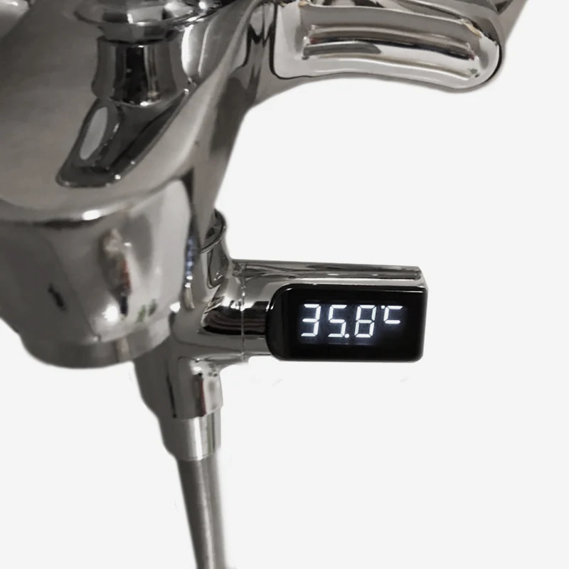 Креативный цифровой светодиодный термометр картриджи крана ABS монитор температуры воды с термометром Индикатор нагрева воды