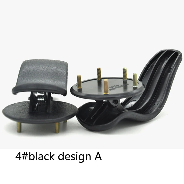 1 пара Универсальный внутренний багажник Монтажный кронштейн держатель зонта крепеж с винтами для зонта автомобиля Стайлинг авто аксессуары - Название цвета: 4 black design A