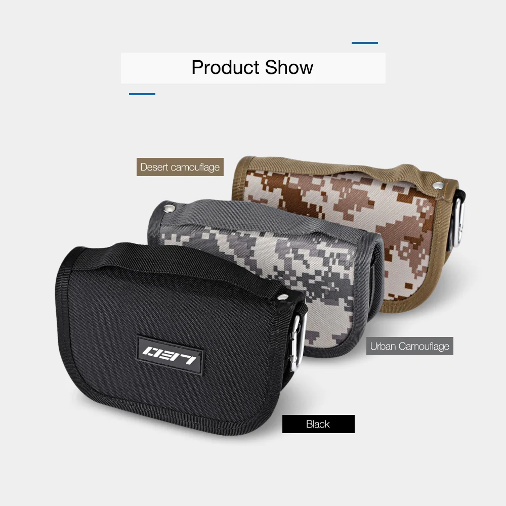 LEO Portable Fishing Hook Sequin Lure Bait Pouch Fish Float Spoon Bag