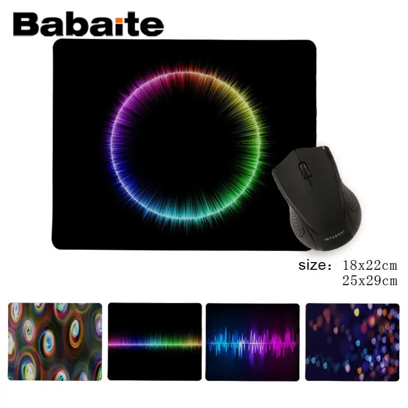

Babaite My Favorite Beating colorful gradient sound wave Unique Desktop Pad Game Good quality No Lock Edge Game Mouse Pad