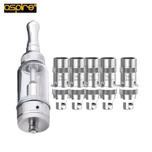 Free 5PCS Nautilus BVC Coils 1 6ohm Or 1 8ohm Aspire Nautilus Tank Kit 5ml Pyrex