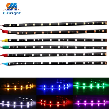 

2PCS 12V 30CM 5050 12 Smd Auto led Strip Light Flexible Daytime Running lights Car led Strip Lights IP65 Waterproof DRL White