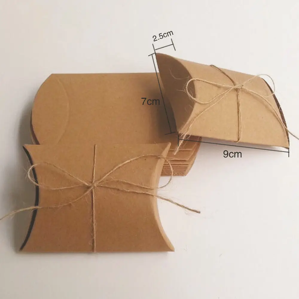 Винтажный дизайн подарочные упаковочные сумки Свадебные сувениры рождественские коробки Hessian с веревкой