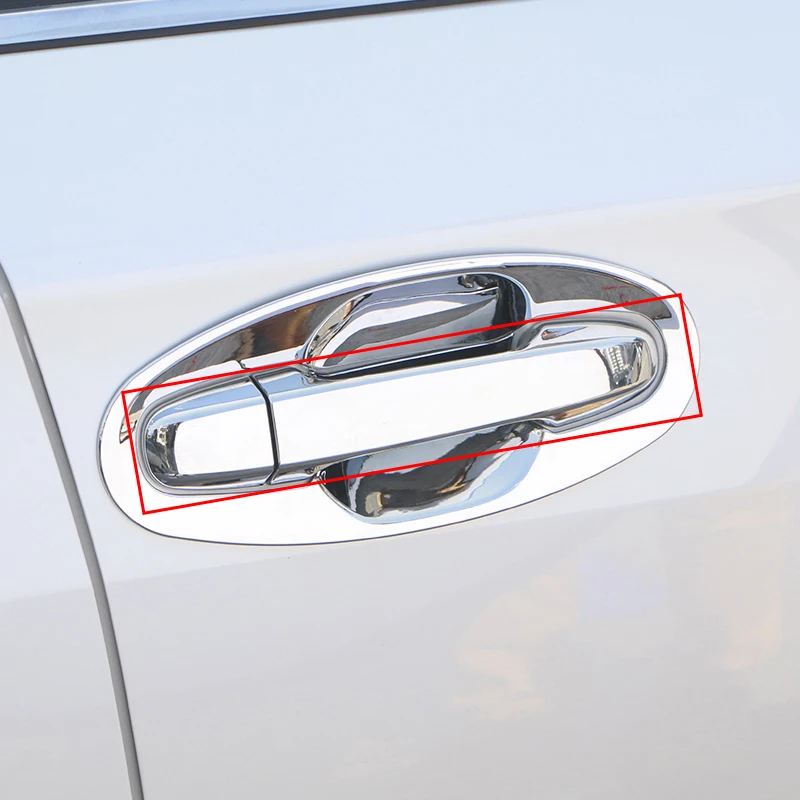 

8pcs ABS Chrome Handle Cover Trim Car Accessories Stickers Car Styling for SUABRU XV 2017 2018