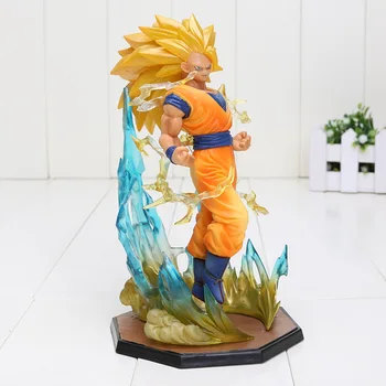 

18cm Anime Dragon Ball Z Super SaiYan 3 Son Goku PVC Action Figure Model Toys Dragon Ball Z figure toys