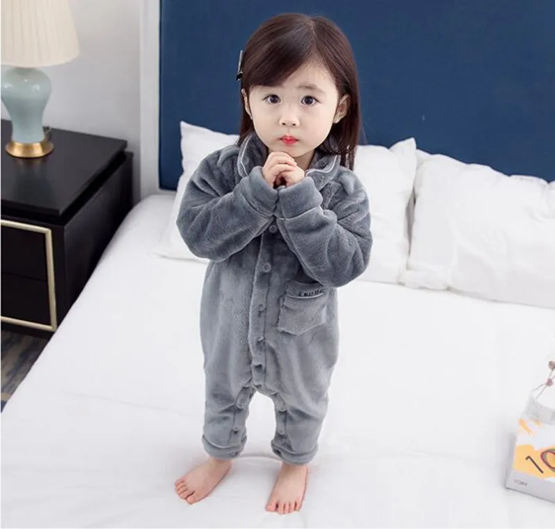 CROAL CHERIE Baby Girls Boys Rompers Infant Toddler Kids Romper Sleep Jumpsuit Children Clothes Long Sleeve Winter Clothing  (2)