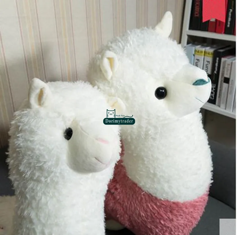 Dorimytrader 31'' 80cm  Lovely Alpaca Toy Large Stuffed Soft Plush Animal Sheep Alpaca Doll 3 Colors Free Shipping DY60916 (5)