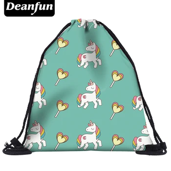 

Deanfun 3D Printed Unicorn Drawstring Bags New Fashion Women Backpack Female Cute for School 50448