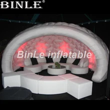 Высокое качество 5 м полусферический надувной тент портативный luna Свадебный светодиодный купол надувные вечерние палатки для продажи