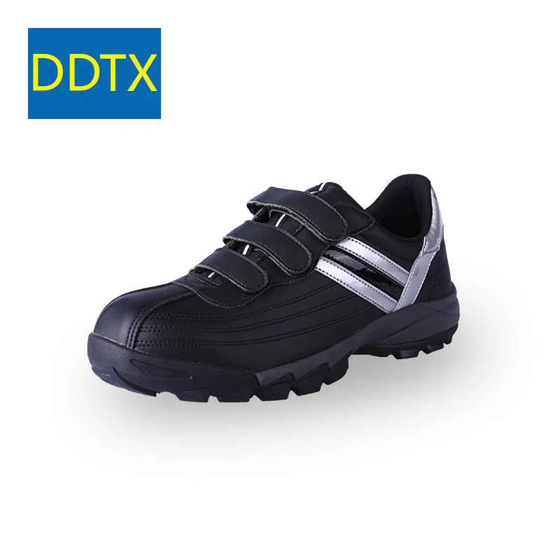 Мужская обувь для работы DDTX легкие кроссовки со стальным носком черные|sneakers