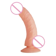 21.4cm Big Lifelike Dildo Flexible Penis with Textured Shaft and Strong Suction Cup Dildo Sex Stimulator Toys for Women Pleasure
