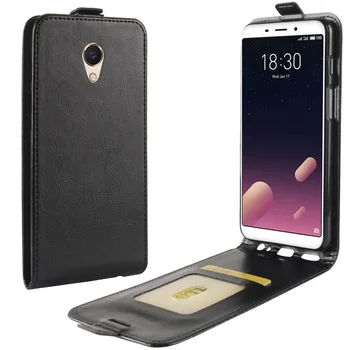 

Brand gligle R64 pattern up and down open leather cover case for Meizu M6S / Meilan S6 case protective shell bags