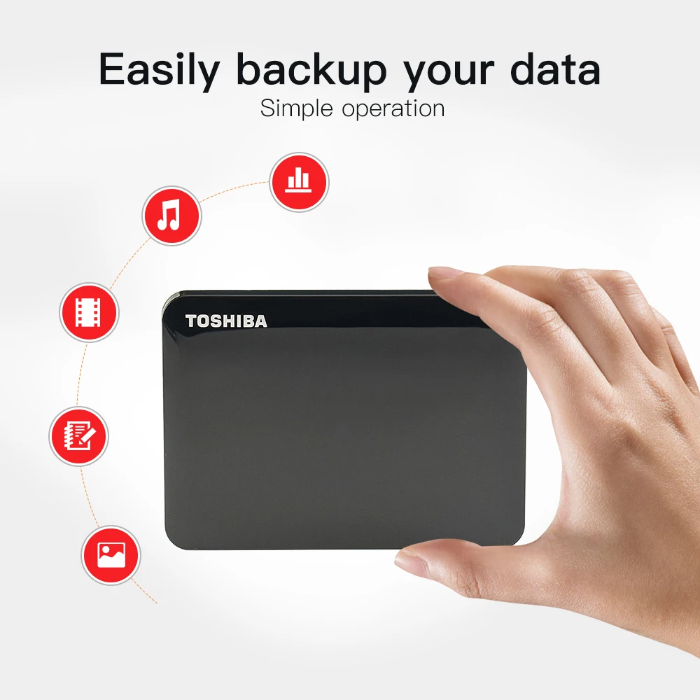 Toshiba Canvio Connect II 2." внешний жесткий диск 2 ТБ USB 3.0 ноутбука HDD Desktop Шифрование жесткий диск disque устройств хранения HD