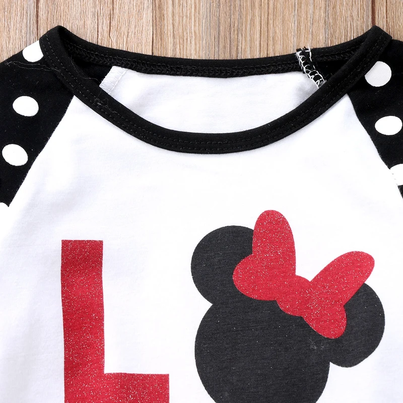 FOCUSNORM/Новые модные детские футболки для маленьких девочек, футболка с длинными рукавами топы, рубашки, одежда на возраст от 1 до 6 лет