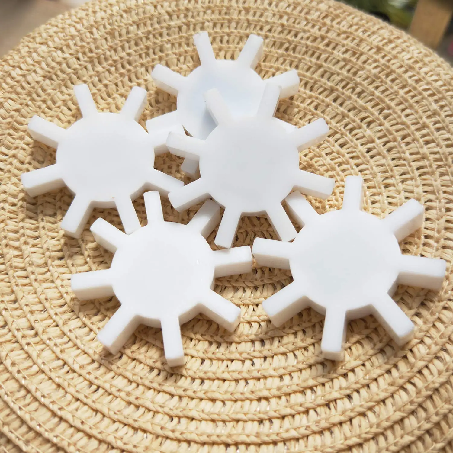 Магнитный мешалка восьмиугольная Magneton PTFE миксер (7X40 мм Форма Шестерни) 5