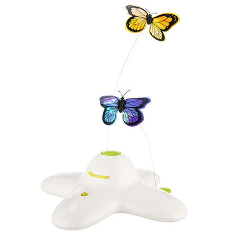 battery operated butterfly cat toy