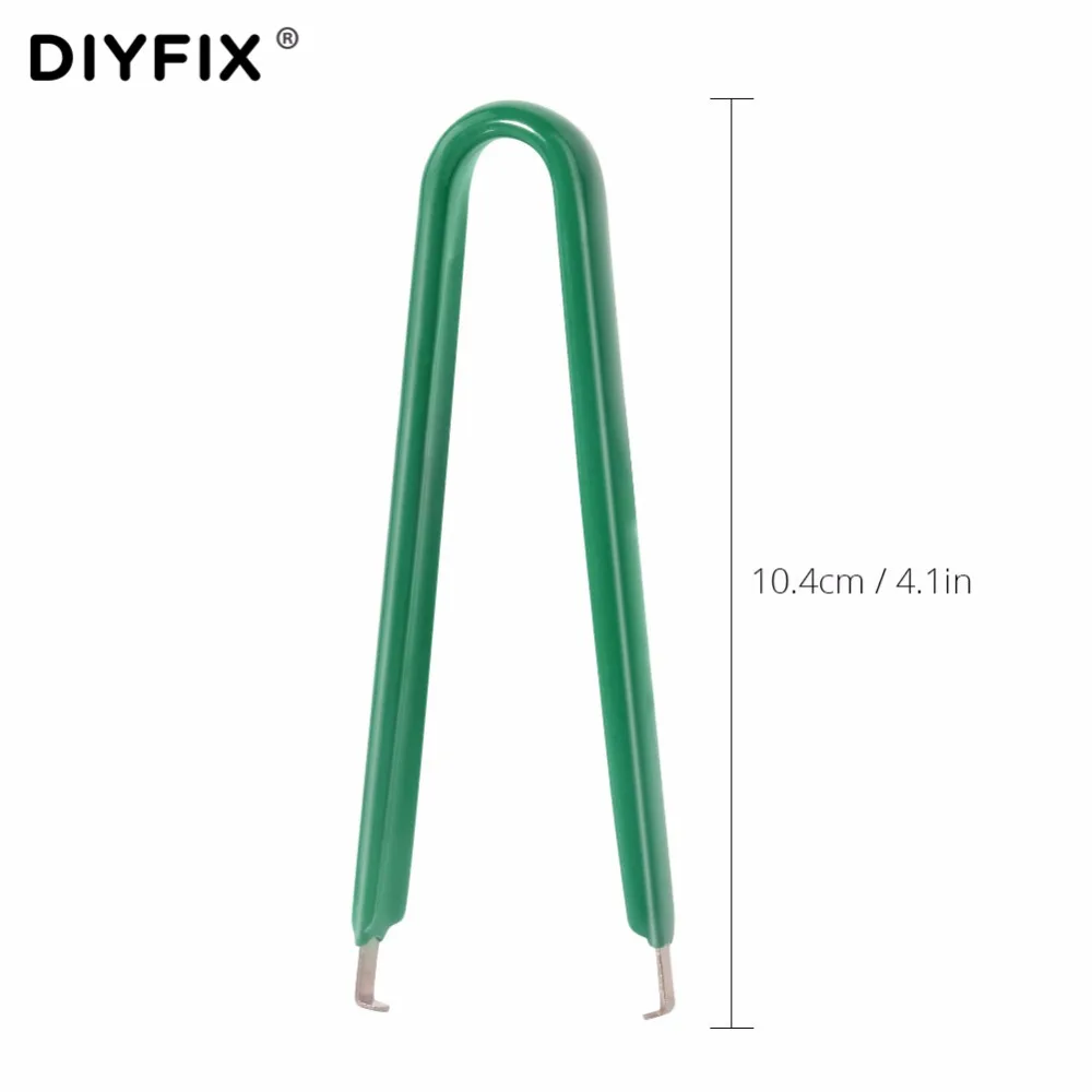 DIYFIX U Тип IC чип защитные щипцы из нержавеющей стали зажим экстрактор удаление ПЗУ