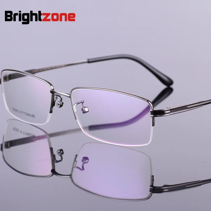 

Rx-able Myopia Spectacles Frame Male Pure Titanium Glasses Frame IP Electroplate Spectacle Frame Danyang Glasses 993