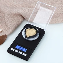 Высокая точность 50 г 0,001 г лабораторные весы цифровые ювелирные изделия Алмазные Весы Мини лабораторные травы золото Вес весы с точностью в миллиграммах 0,001