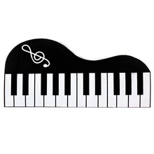 Акрил фортепиано форме Творческий ковер спальня гостиная ковер Таблица толщиной Черный и белый цвета коврик детский игры на фортепиано Tapete коврик