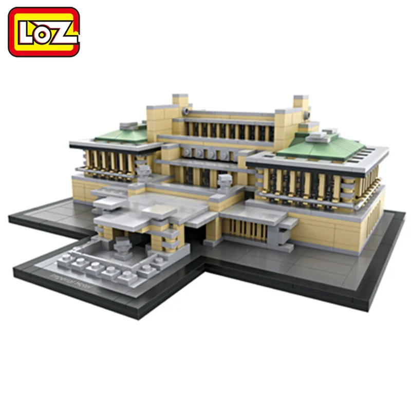 

LOZ Imperial Hotel Mini Blocks World Famous Architecture Model Toy Imperial Hotel Assemblage Model Ages 14+