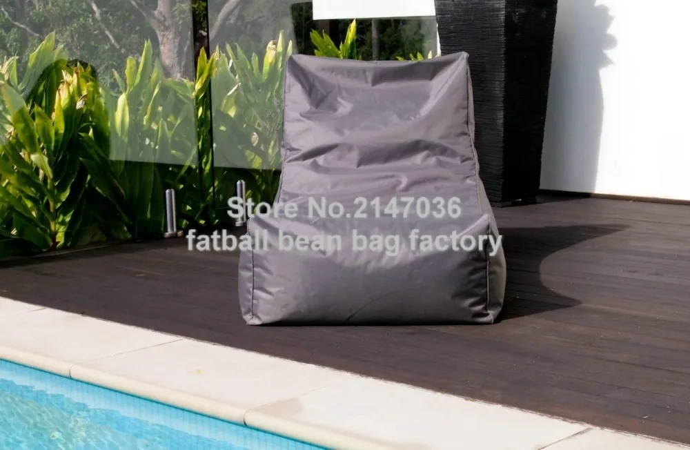 Living room bean bag game chair, outdoor garden hammock sofa beds-Grey cushion beanbags furniture