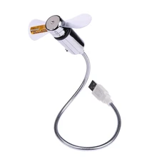 USB Gadget DC 5V Mini USB Fans DIY Programmable Flash Message LED Mini Fan Summer Cooler High Quality