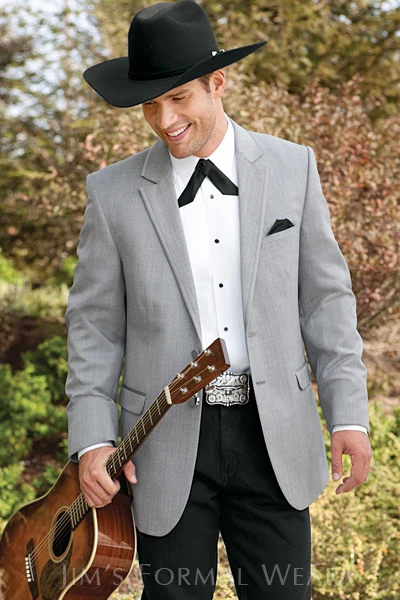 New Arrival Costomize Made Two Button Notch Lapel Light Grey