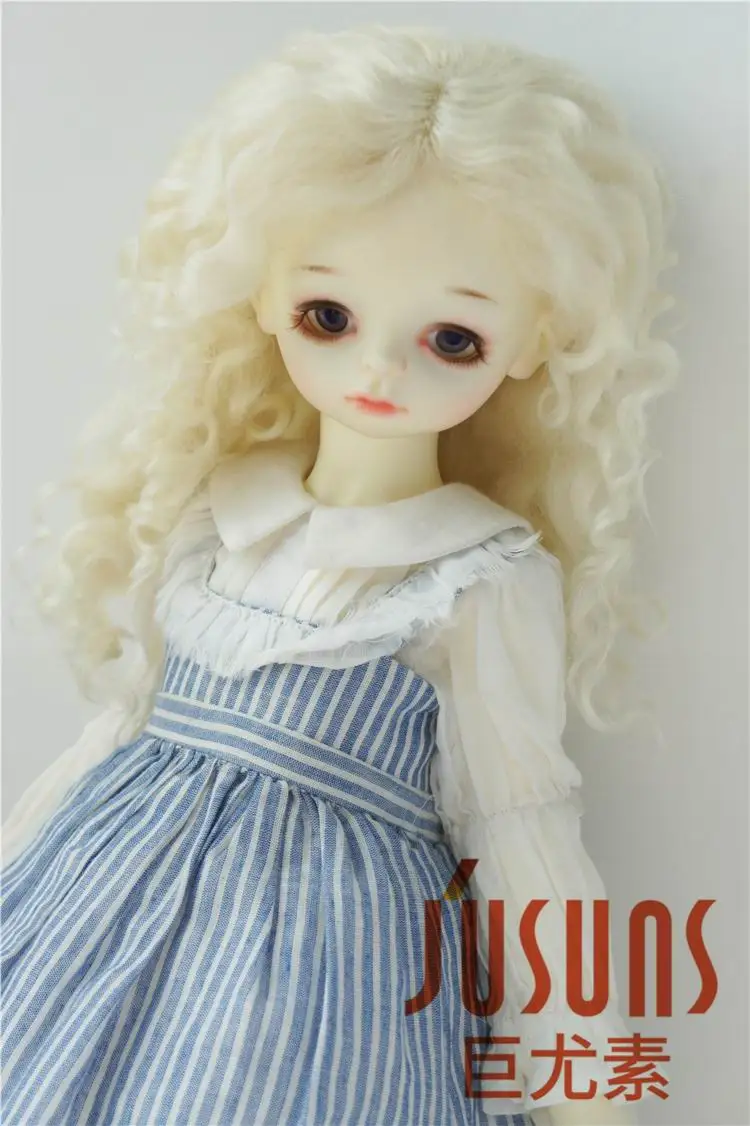 JD139 1/3 SD мохер BJD парик длинные MID прощание вьющиеся кукла парик 8-9 дюймов кукла аксессуары