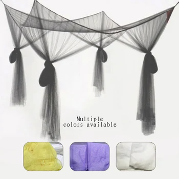 

HOT 2019 Summer Mosquito Net Elegant Lace Canopy Curtain Baldachin Netting Quarto Doors For Double Moustiquaire Beds Kids Room