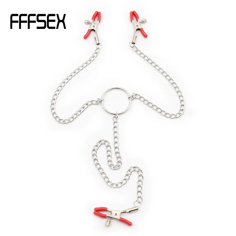 Fffsex 2 Colors Exotic Accessories Woman Sexy Nipple Clamps Labia Breast Nipple Clamps With