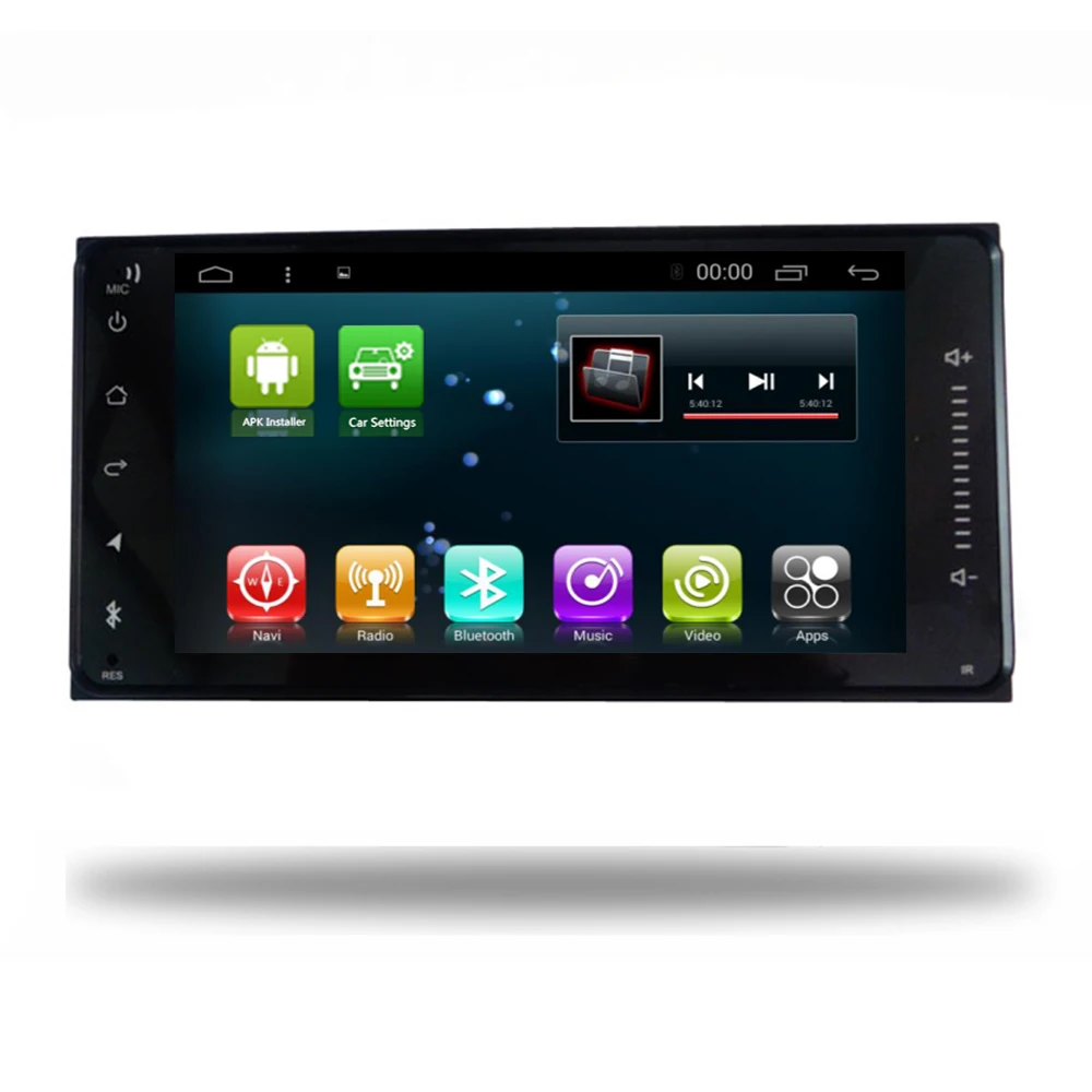 Perfect Android 8.1 2 Din auto radio Multimedia reproductor de vídeo Universal auto stereo GPS map for Volkswagen Nissan Hyund Toyota 0