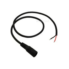 Best Price 10PCS/ lot Straight DC Power Plug 5.5X2.1mm Female Single Head Jack with Cord Connector 20AWG Cable for led cctv camera 1.3ft Best Price 10PCS/ lot Straight DC Power Plug 5.5X2.1mm Female Single Head Jack with Cord Connector 20AWG Cable for led cctv camera 1.3ft