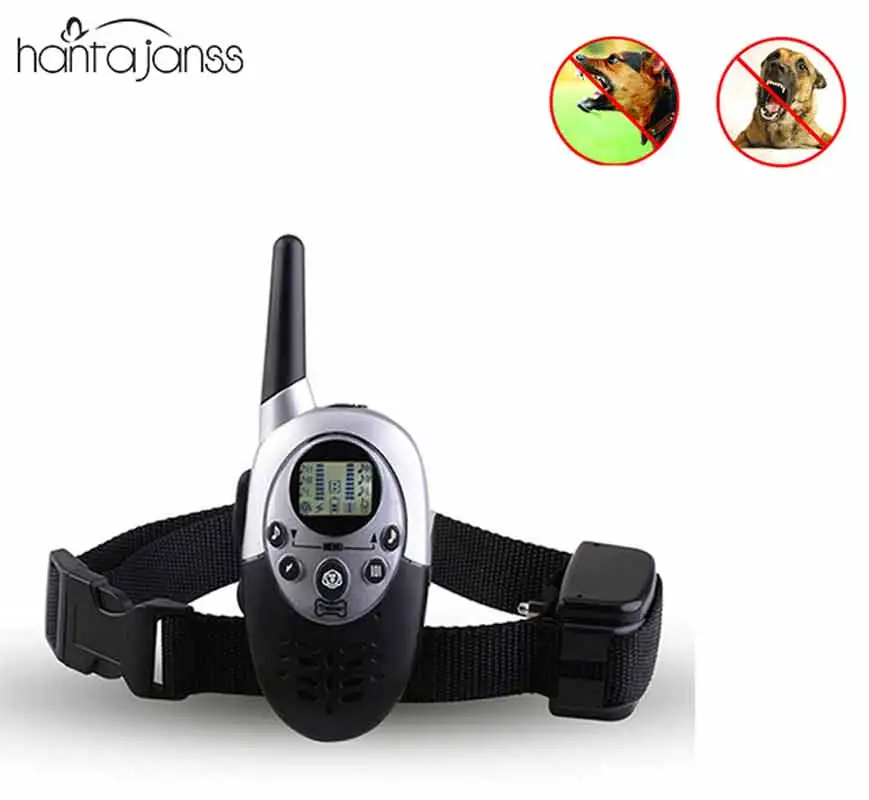 

1000M Waterproof Rechargeable LCD Remote Pet Dog Training Collar Electric Shock Large Trainers Control Mascotas vibrador anti
