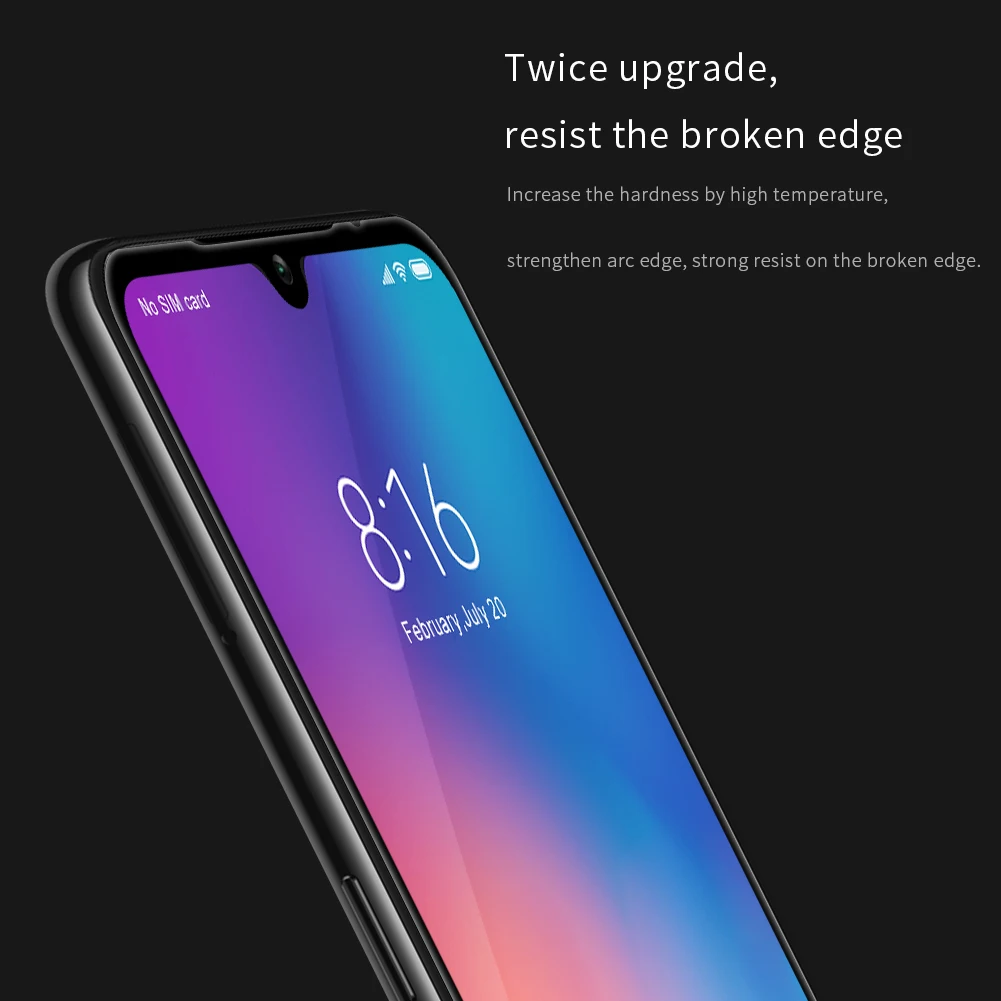 Новейшее закаленное стекло NILLKIN XD CP+ MAX с закругленными краями для Xiao mi 9, Защитная пленка для экрана с полным покрытием для mi 9