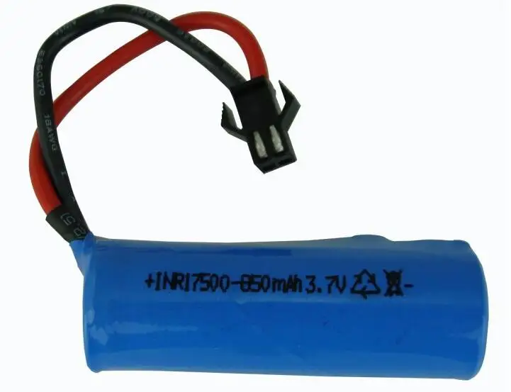 Free Shipping 3.7v 17500 850mah Liion Rechargeable Battery Lithium Ion