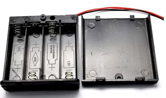 Четыре секции № 5 батарейный блок с крышкой переключателя может быть установлен 4