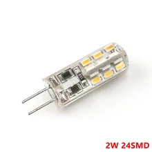 20 шт. G4 2 Вт/4 Вт Светодиодный светильник DC12V SMD3014 24/48 светодиодный теплый белый/белый Светодиодная силиконовая лампа угол 360 градусов светодиодный светильник
