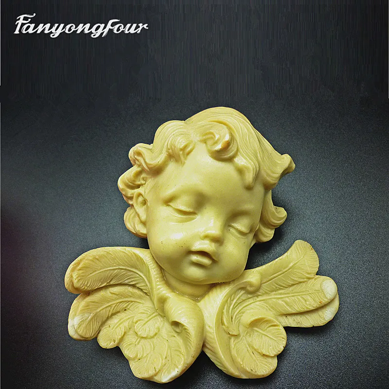 3D Cherub Аватар силиконовая форма для торта шоколадная гипсовая свеча Мыло Конфеты кухонные формы для выпечки