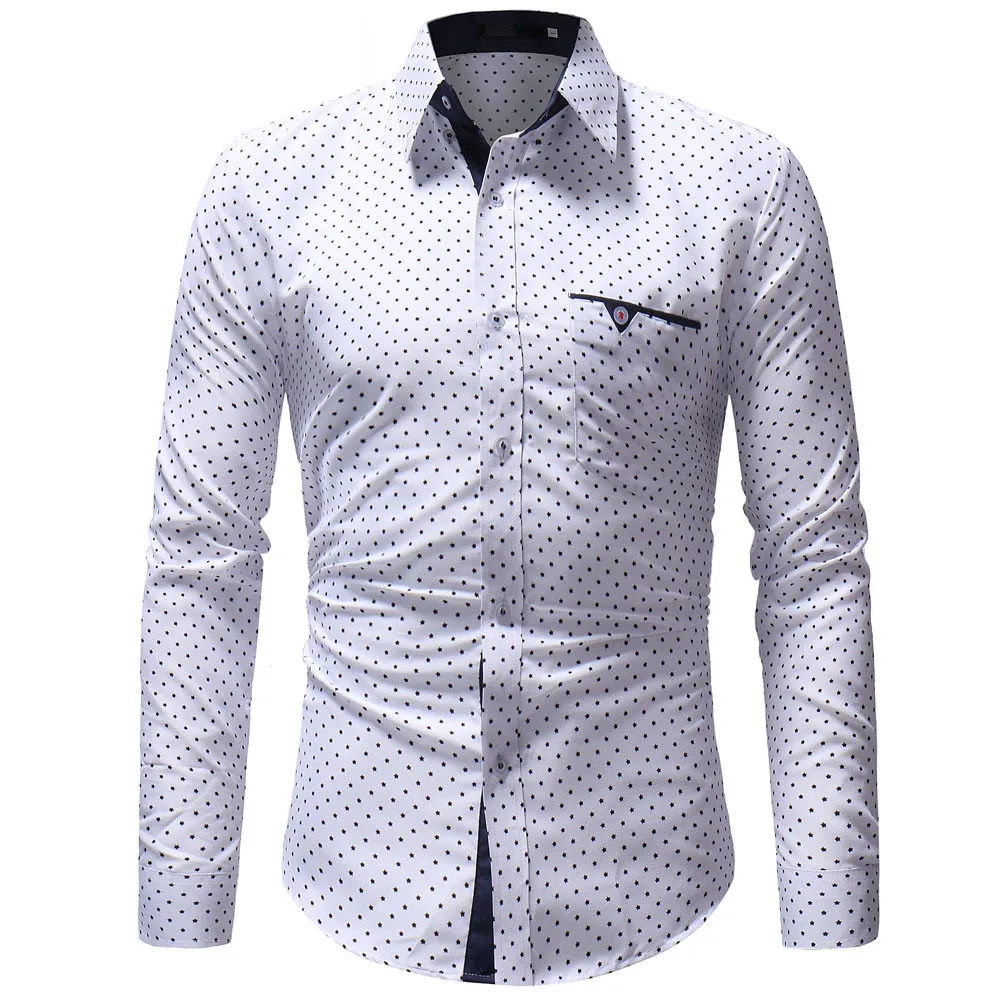 Men's Shirts Mens Polyester Tops Men 