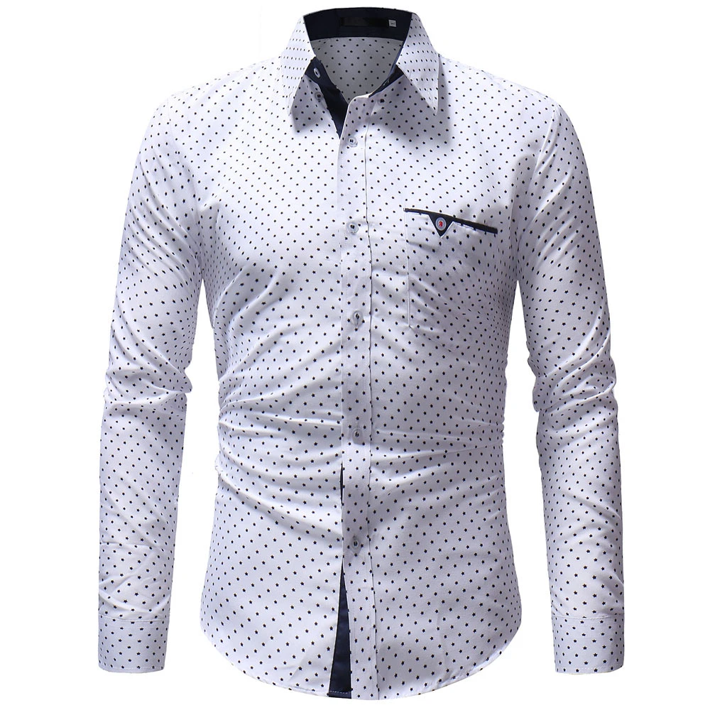 Men's Shirts Mens Polyester Tops Men 