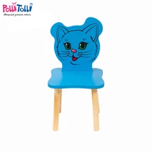 Стул детский Polli Tolli "Джери.Киса",синий,26см